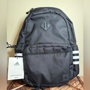 Adidas Black Sporty Backpack with Minimalist Design